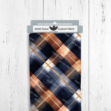 Copper and Cashmere small plaid